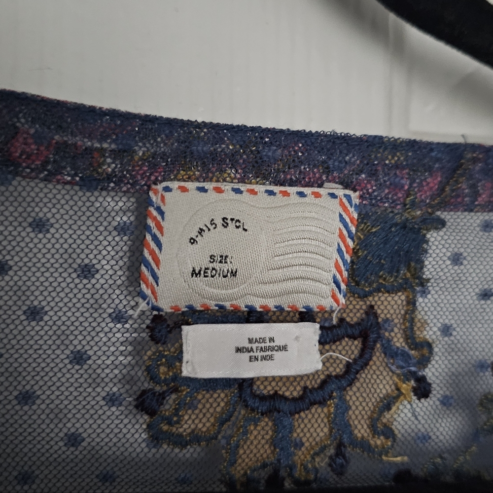 Anthropologie Multicolor Boho Blouse - Picture 4 of 9